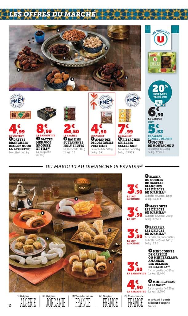 🧺U Express : saveurs d’Orient – dattes en promo