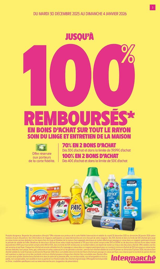 📅 Intermarché Catalogue du 30/12 au 11/01 – Bons Plans