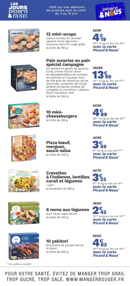 ❄️ Les Jours Picard & Nous – Vos Offres Surgelées Préférées ! 🛒