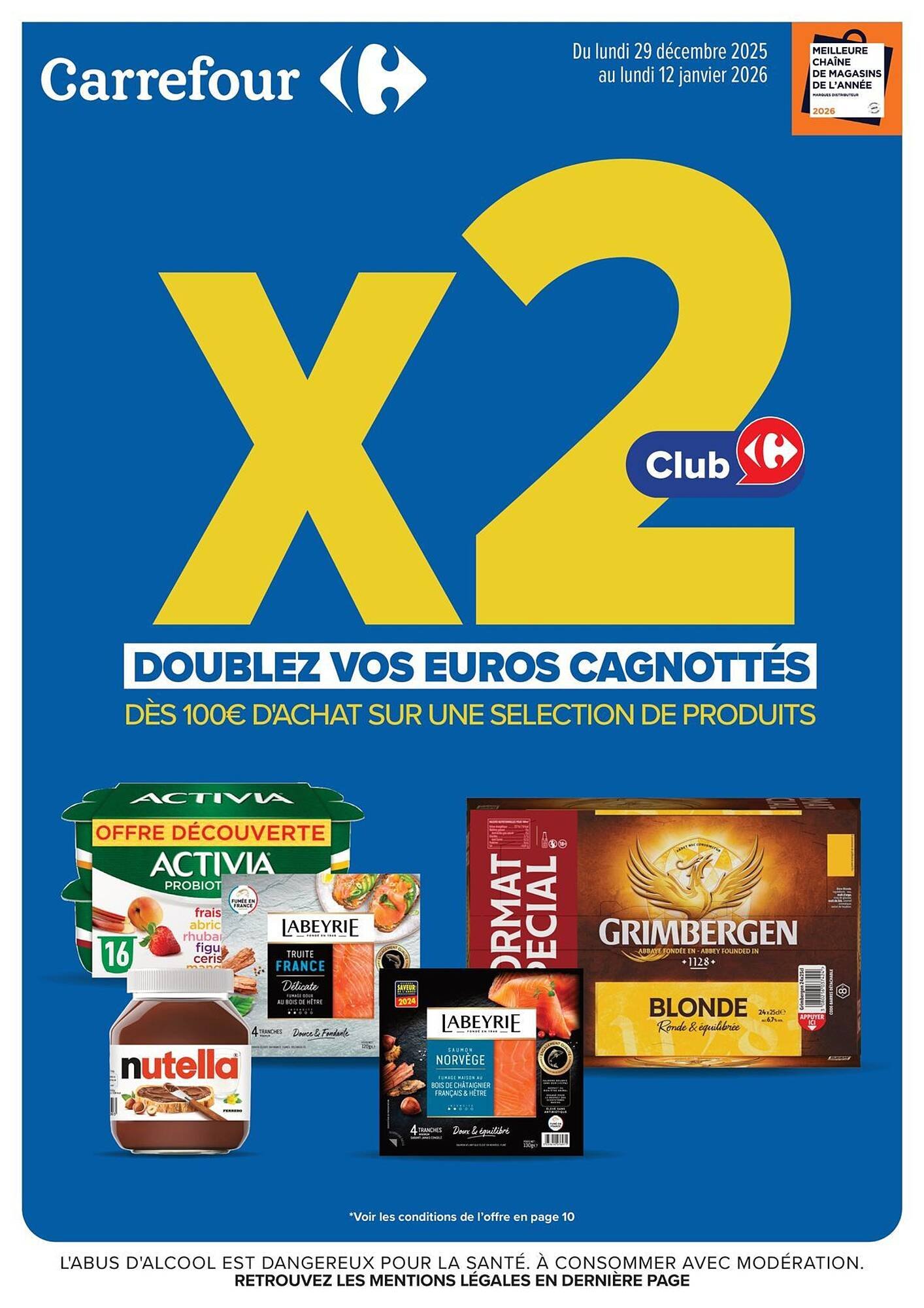 💳 Catalogue X2 – Doublez Vos Euros Cagnottés dès 100€ d’Achat
