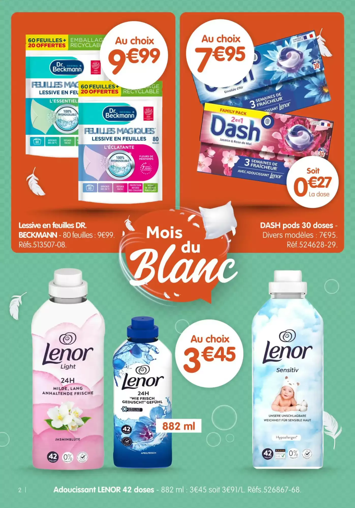 🧺B&M Mois du Blanc 2025 🛏️ Linge de maison en promo