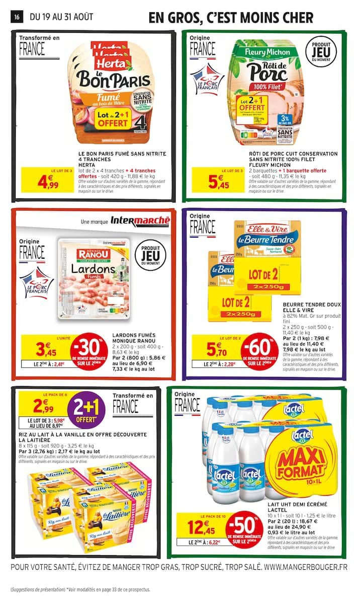 🎁 Intermarché SUPER | Jusqu’à 100€ remboursés en bons!