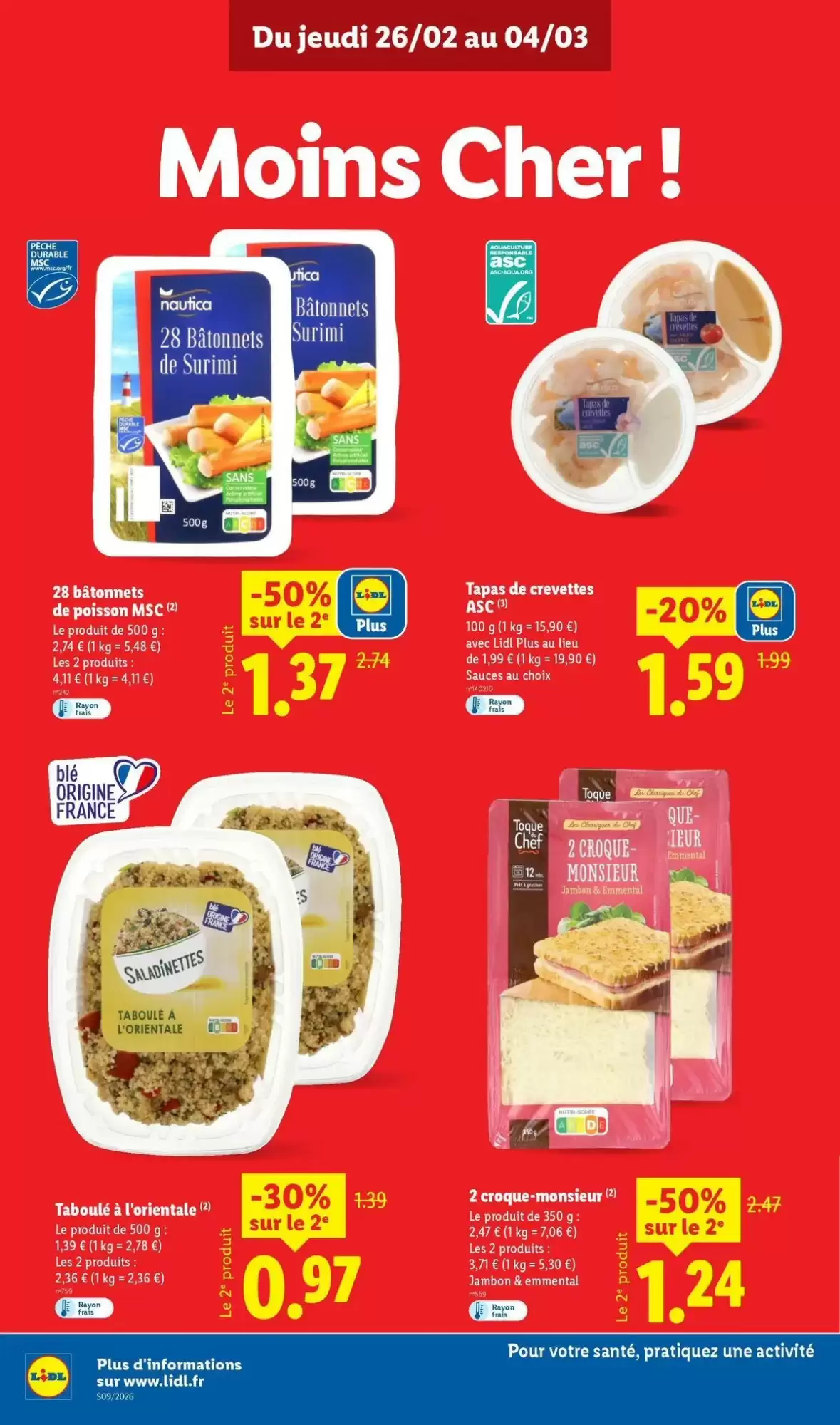 🛒 Lidl Flyer | 🔥 Offres du 26 fév. au 4 mars