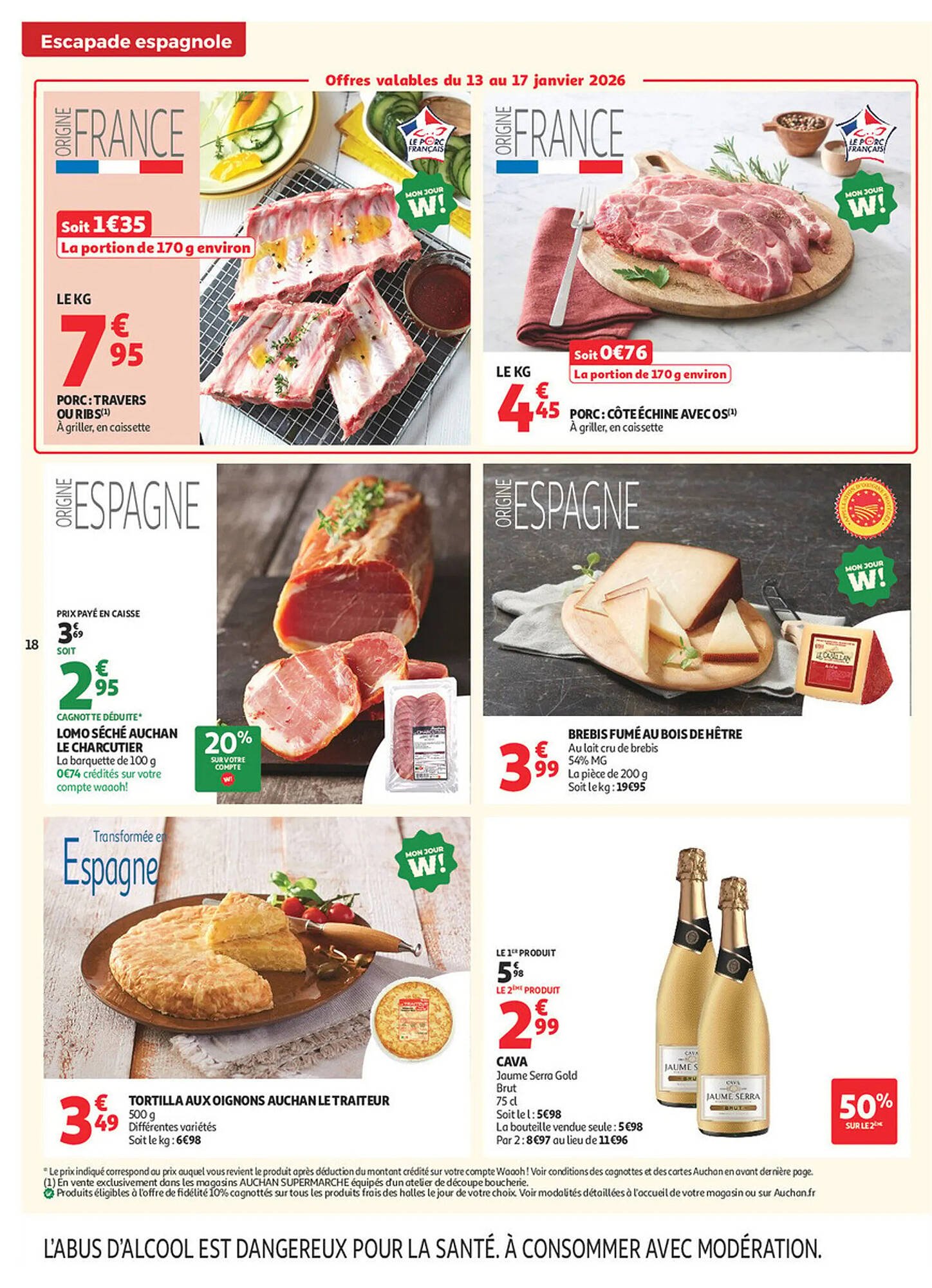 Auchan Catalogue – Le Bon Moins Cher (13–24 jan.)