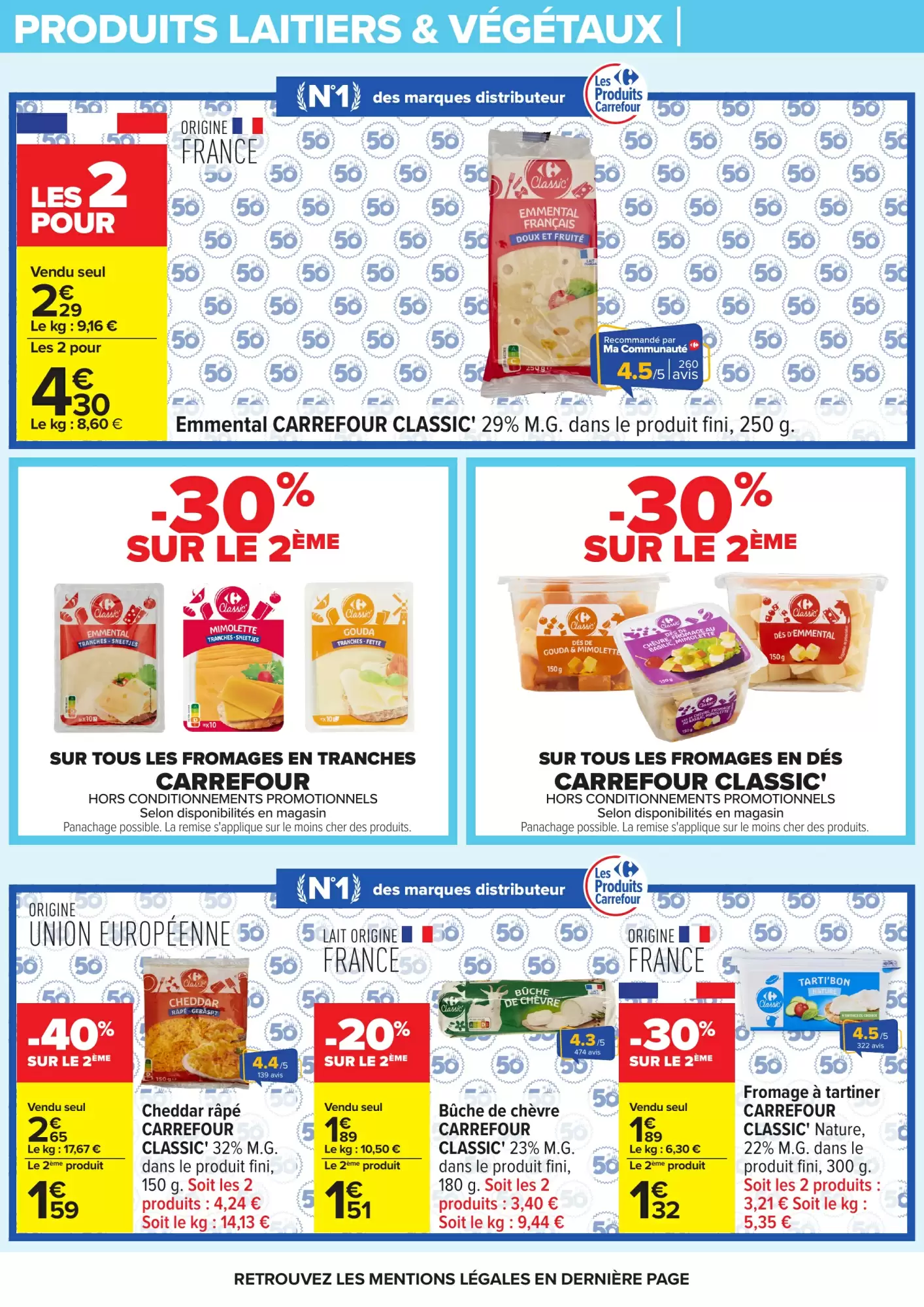 🍫Carrefour Catalogue – Mois VIP : Promos -50% Chocolats Pâques