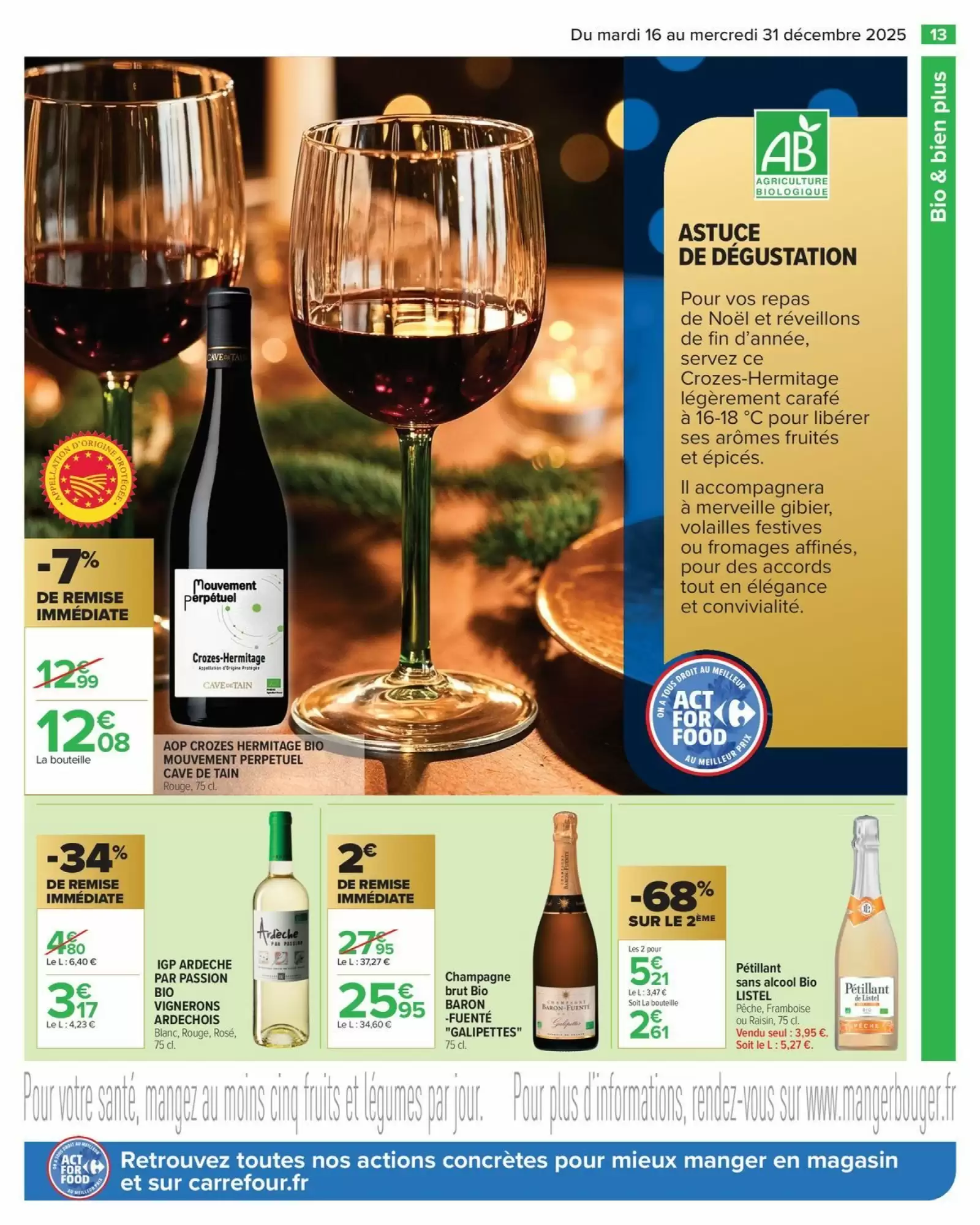 ✨ Carrefour : Prospectus Noël — Pour tous les goûts, même le bio
