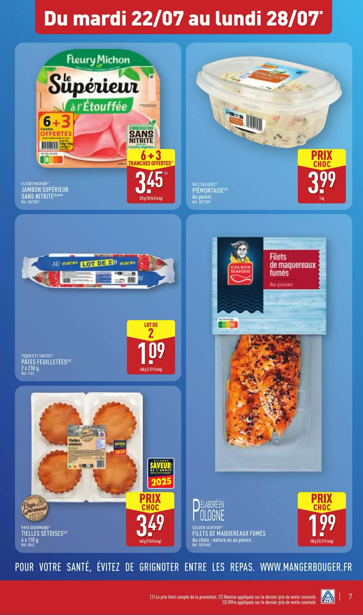 Aldi 🌞 Apéros d’été -50% 🍷 | Du 22 au 28 juillet