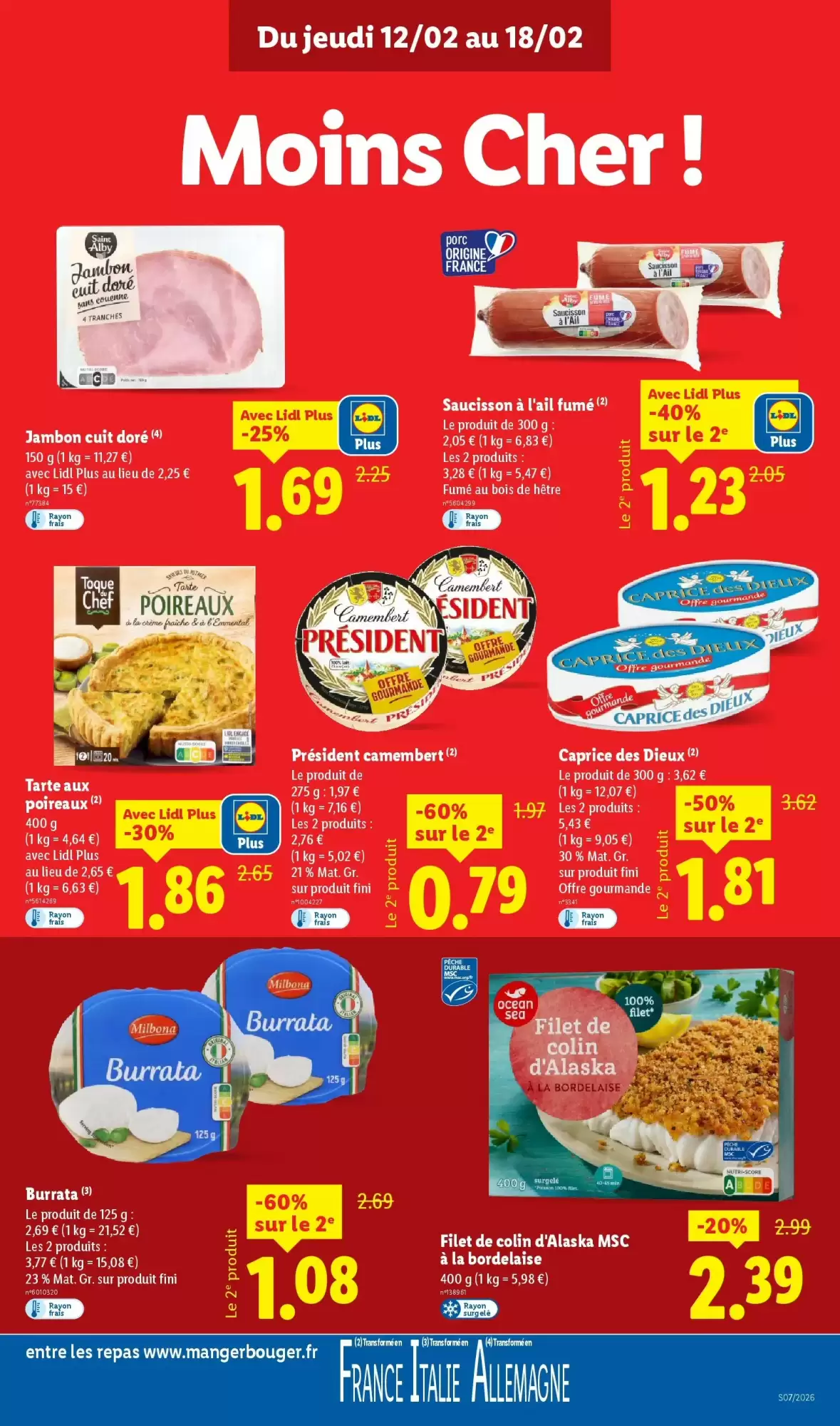 🌹Lidl Prospectus : cuisine élégante & promos Saint‑Valentin