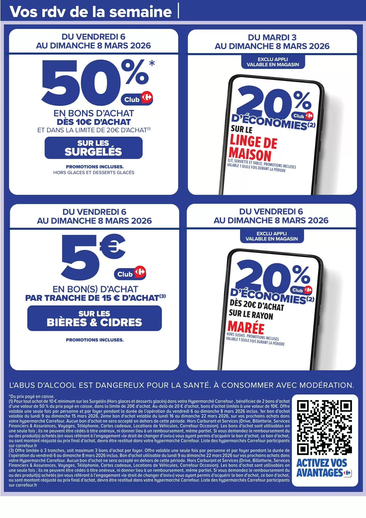 🍫Carrefour Catalogue – Mois VIP : Promos -50% Chocolats Pâques