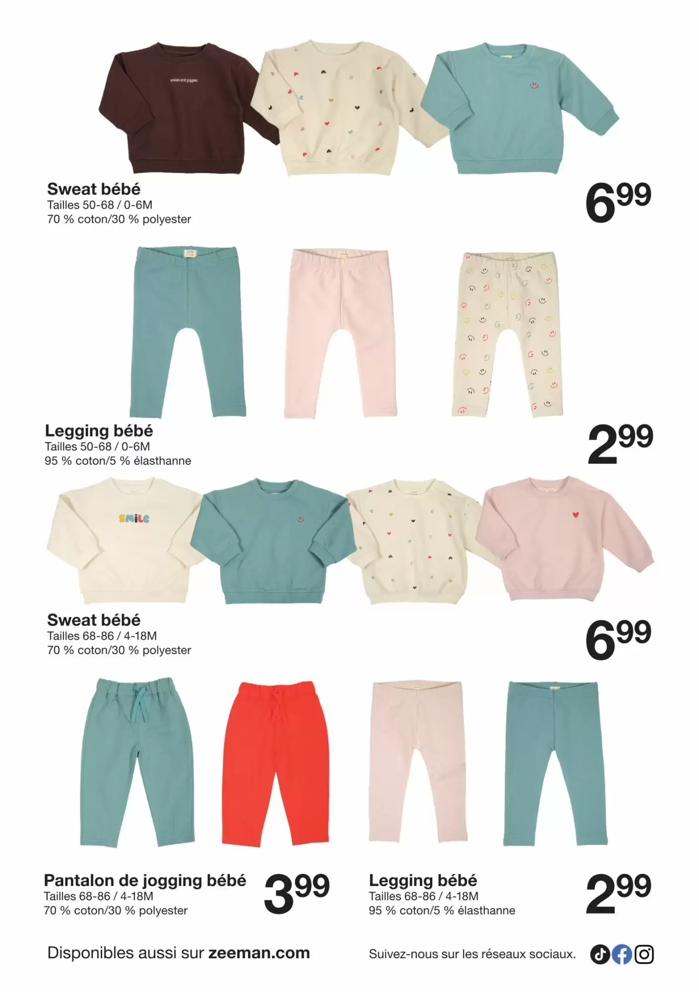 🧥ZEEMAN Catalogue : Collection enfants à cœurs – du 17 au 30 janv.