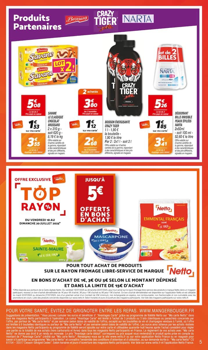 Netto 📅 Rendez-vous PRIXBAS 💸 | Offres chocs à saisir !