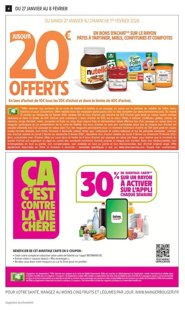 💥Intermarché : promos solidaires – jusqu’au 8 février