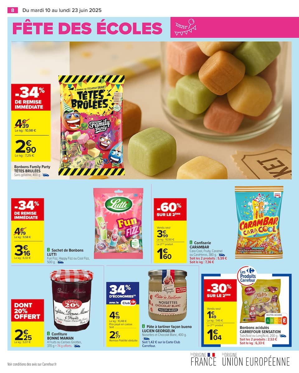 🎒 Carrefour Catalogues- Promo FÊTE DES ÉCOLES 📚✨
