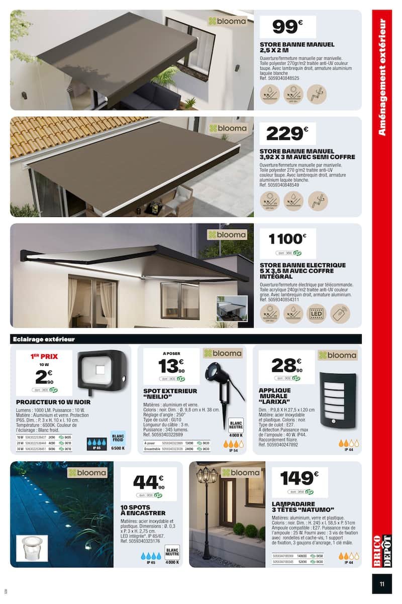 🏗️ Catalogue Brico Dépôt : PRIX DÉPÔT Spécial Chantier Extérieur ! 🌳