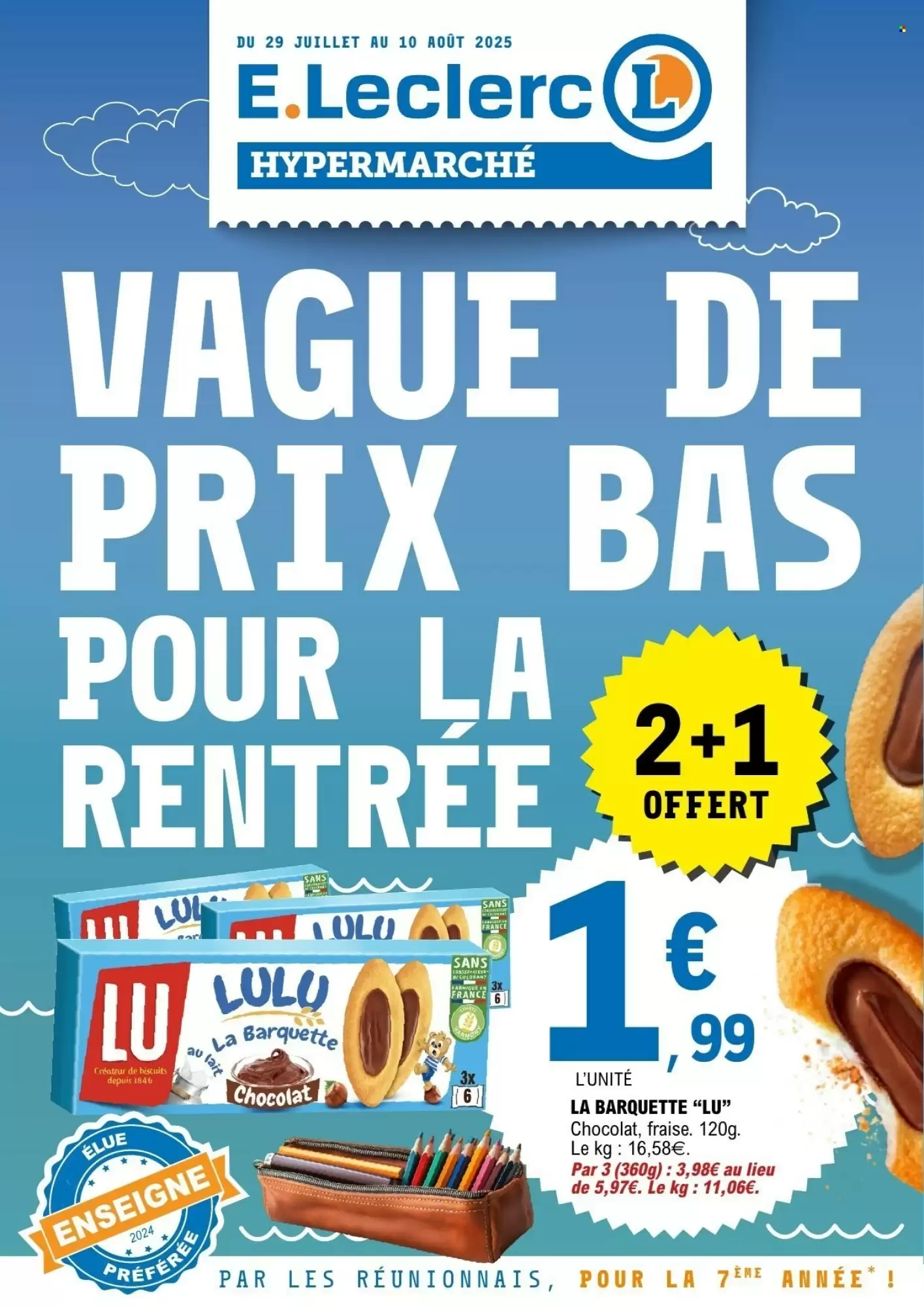 🌊 Vague de Prix Bas 🛍️ | E.Leclerc Spécial Rentrée!