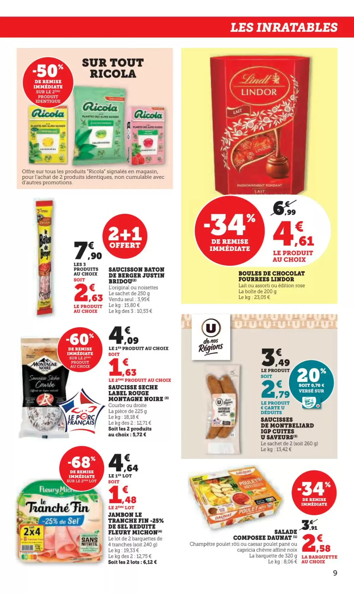 🍝Super U Prospectus : offres laitiers & pâtes – jusqu’à -60%