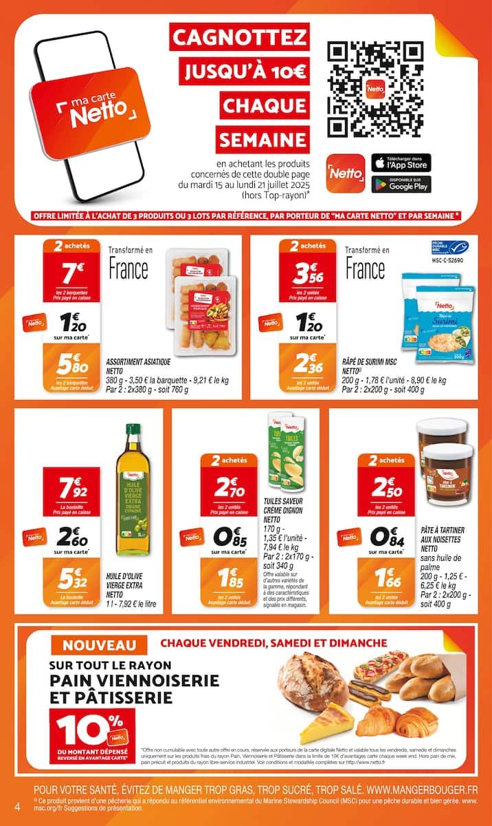 Netto 📅 Rendez-vous PRIXBAS 💸 | Offres chocs à saisir !
