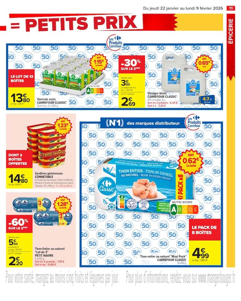 🧺Catalogue Carrefour : gros volumes, petits prix – café & lessive