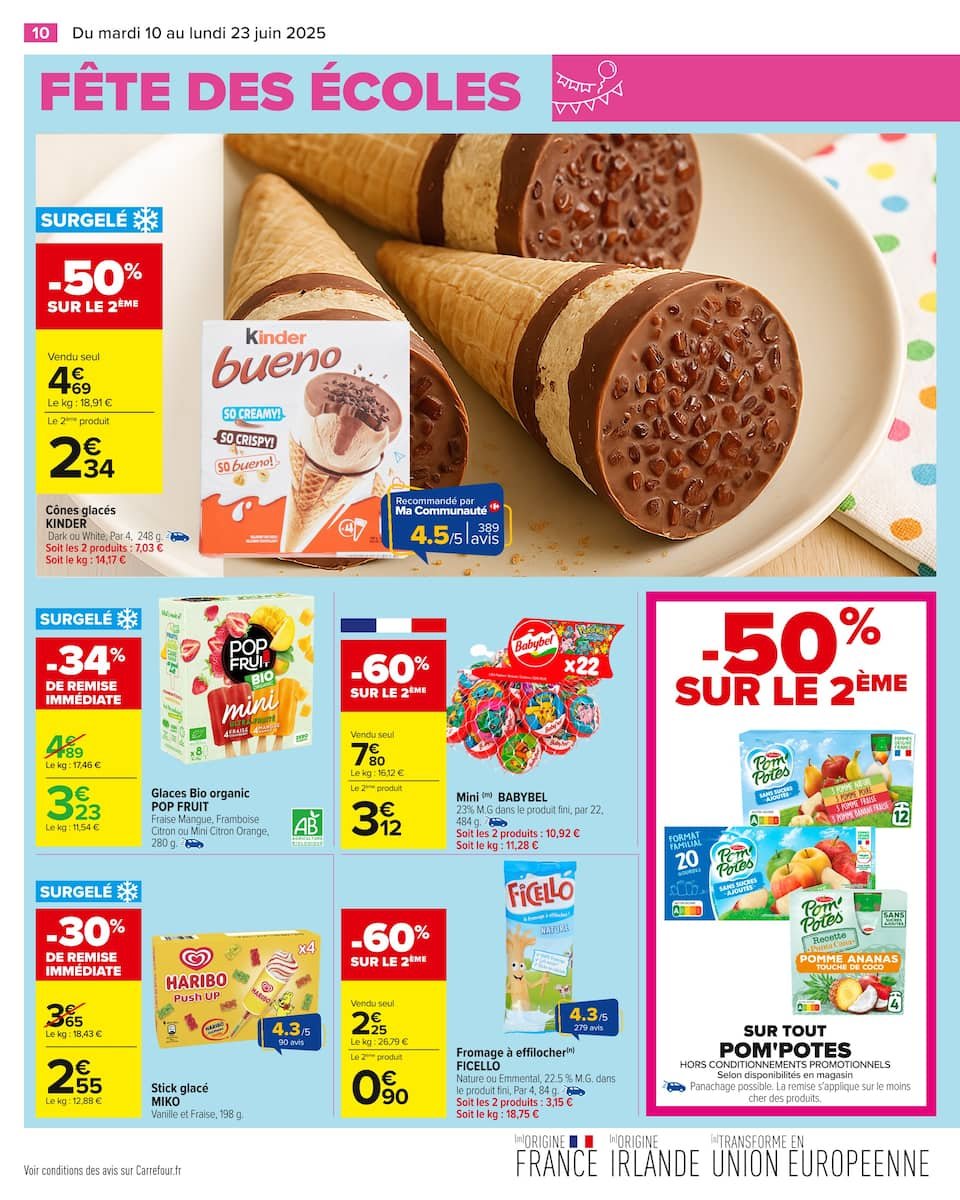 🎒 Carrefour Catalogues- Promo FÊTE DES ÉCOLES 📚✨