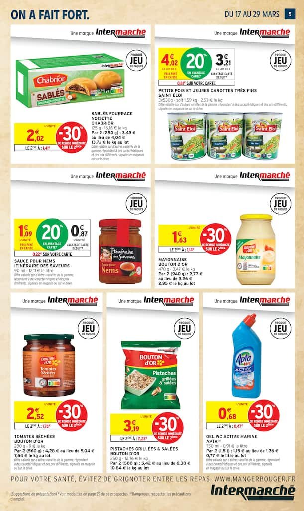 🐣 Intermarché Prospectus | Merveilleuses Pâques – Jusqu’à 80% chocolats!