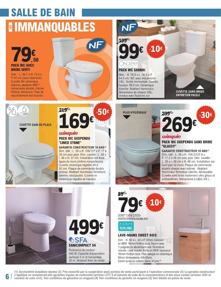 🚿BRICO E.Leclerc : promo salle de bain – douche relaxante