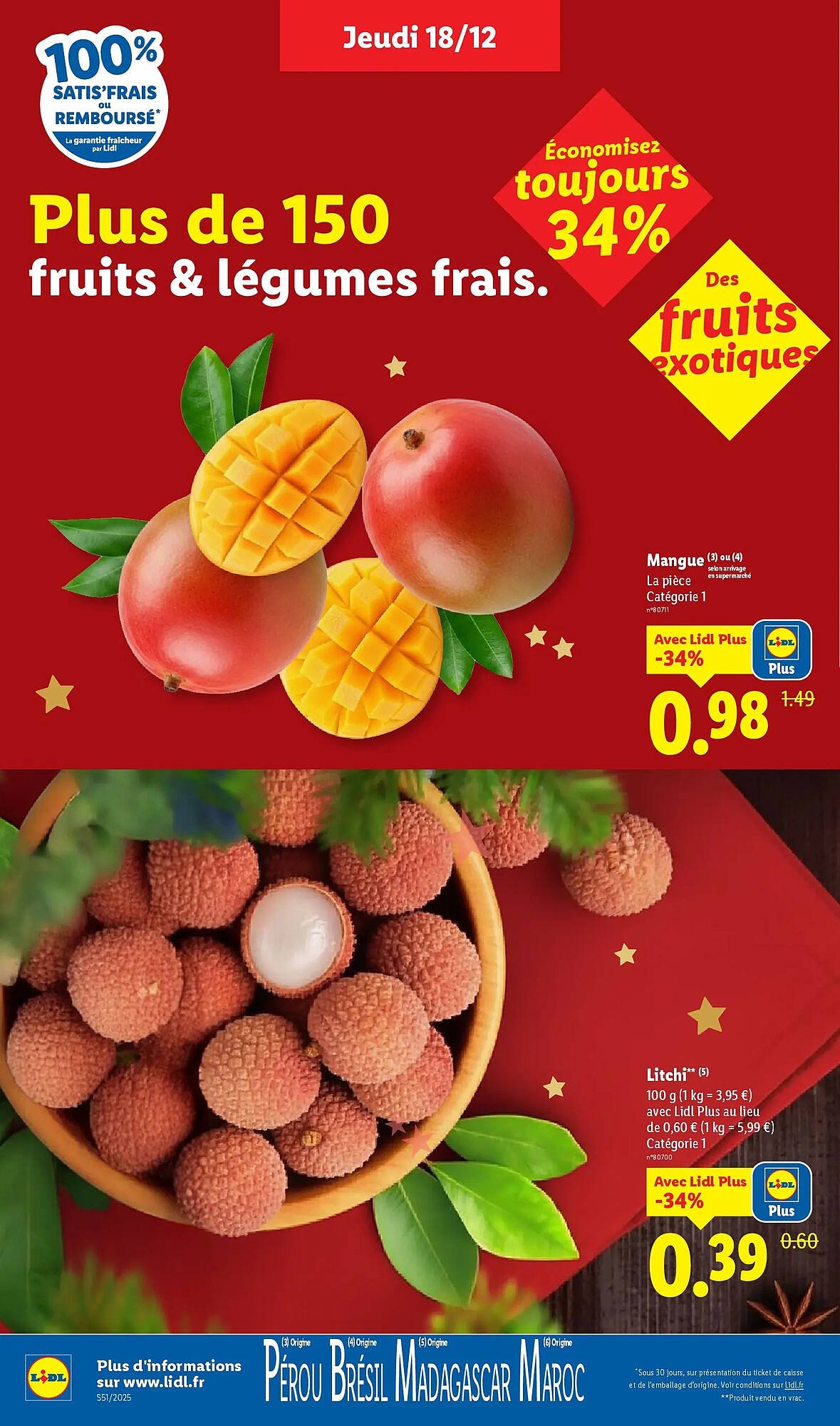 ✨ Lidl : Catalogue du 18/12 au 26/12 — Noël avec Deluxe!