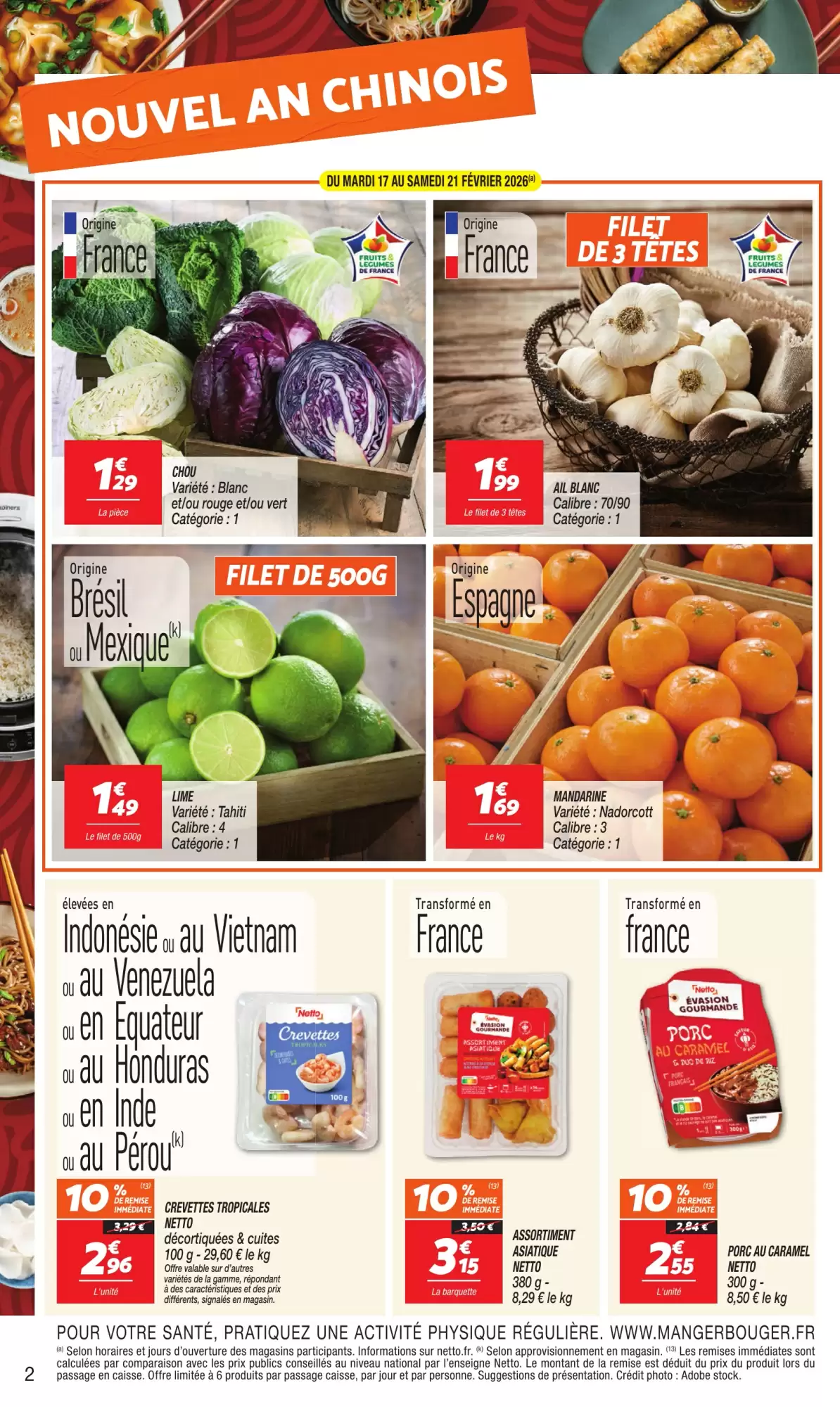 🍜Netto : nouilles & nems en promo – offres spéciales