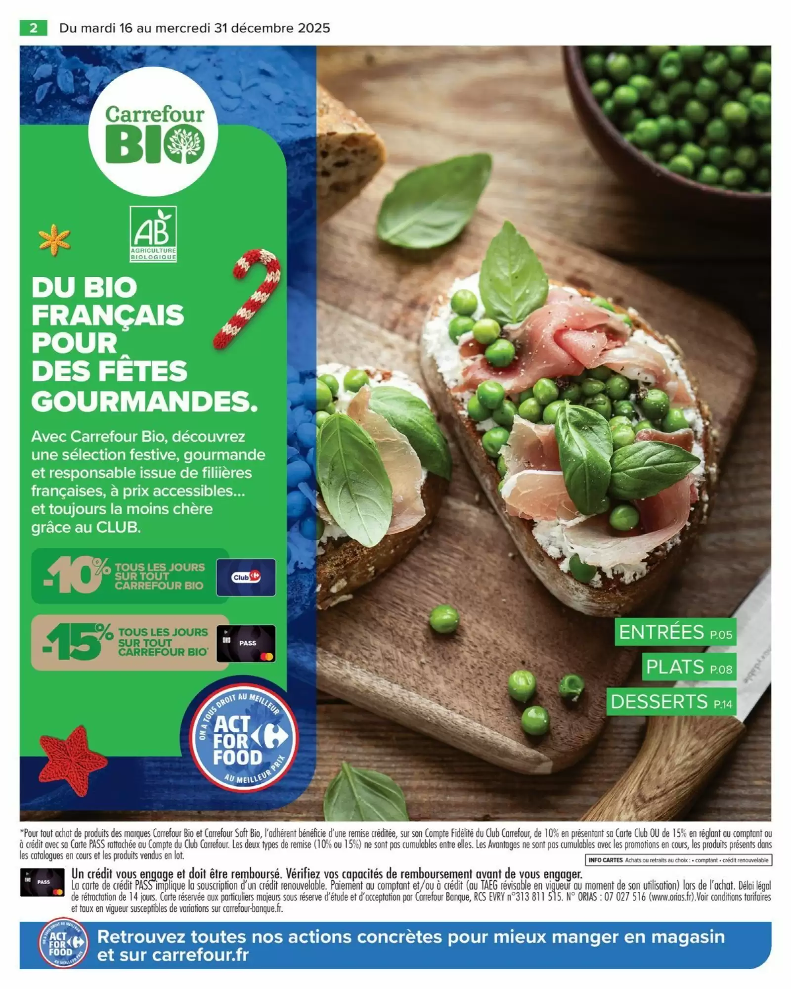 ✨ Carrefour : Prospectus Noël — Pour tous les goûts, même le bio