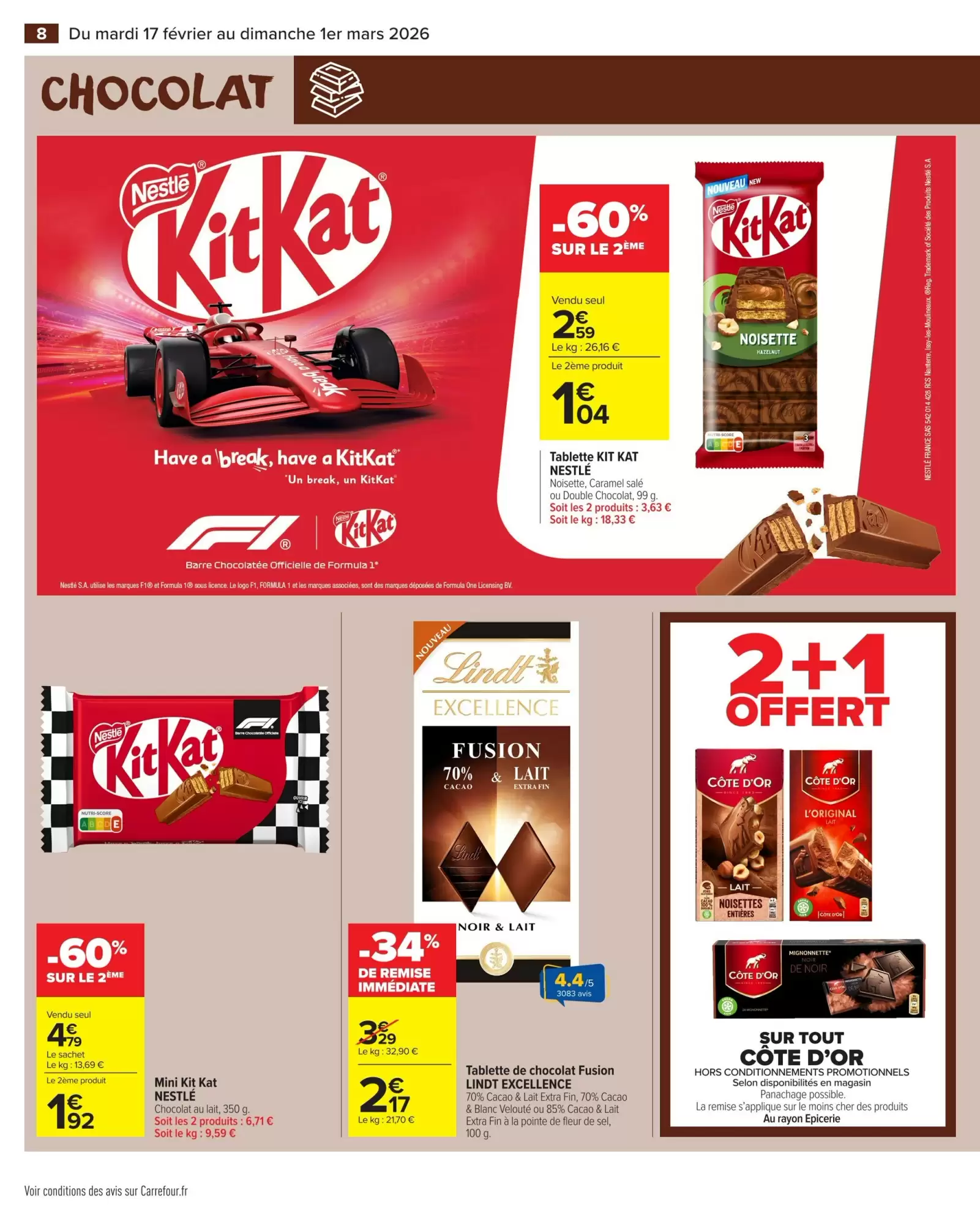 🍫Carrefour Market : promos chocolat & douceurs à prix malins