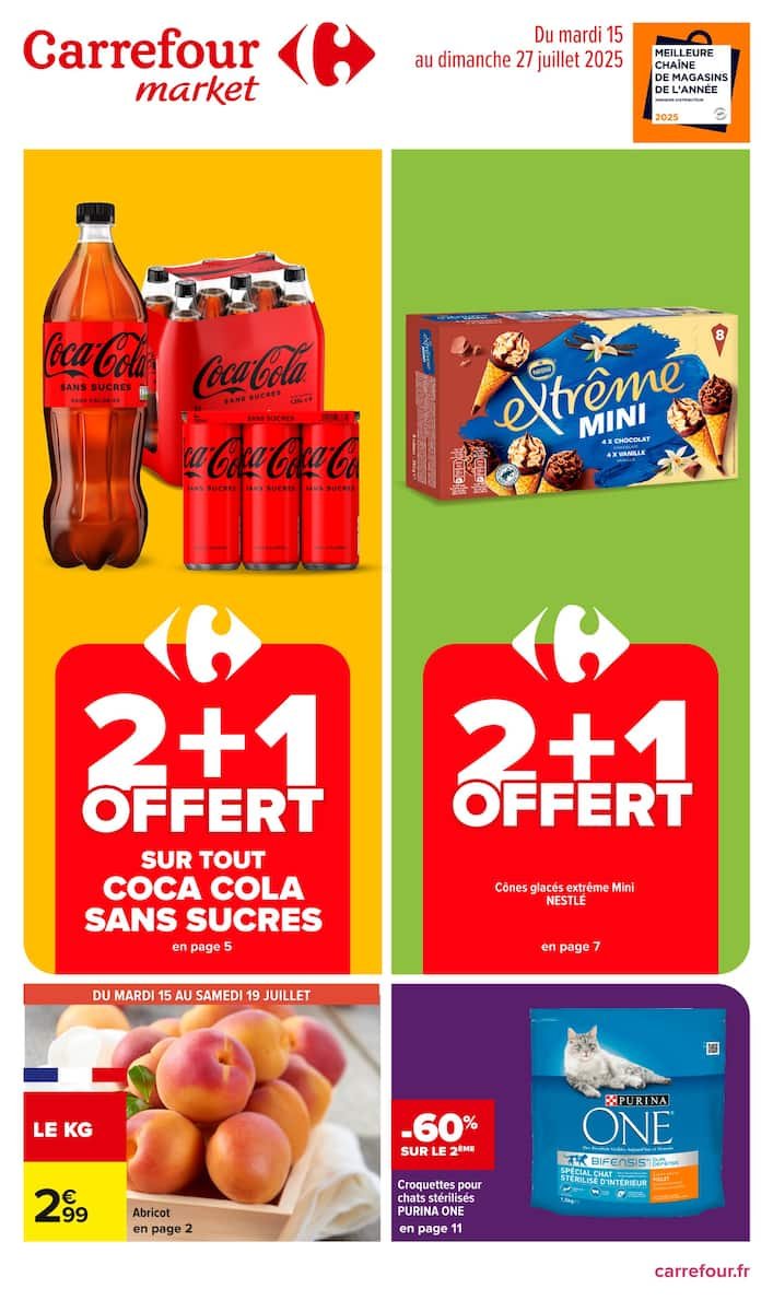Carrefour 📢 2+1 OFFERT 🤩 | Coca & glaces sans sucres 🧊
