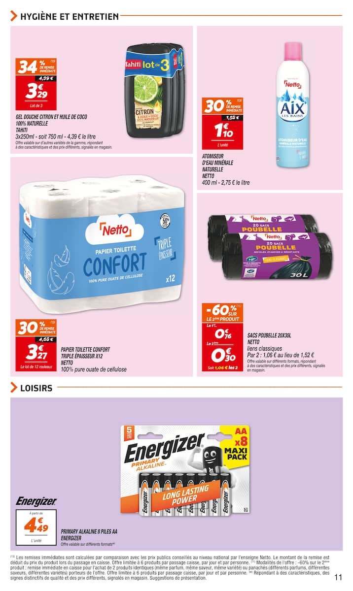 🤑 PRIXBAS chez Netto Catalogue 🛍️ | On gagne tous!
