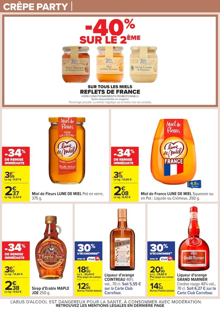 🥐Carrefour fête les crêpes : promos Nutella & lait