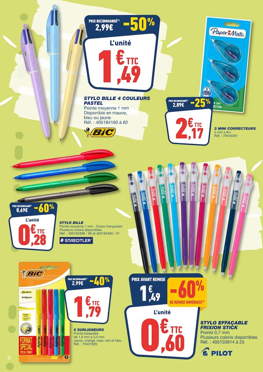Bureau Vallée ✏️ Jusqu’à -60% sur la rentrée!