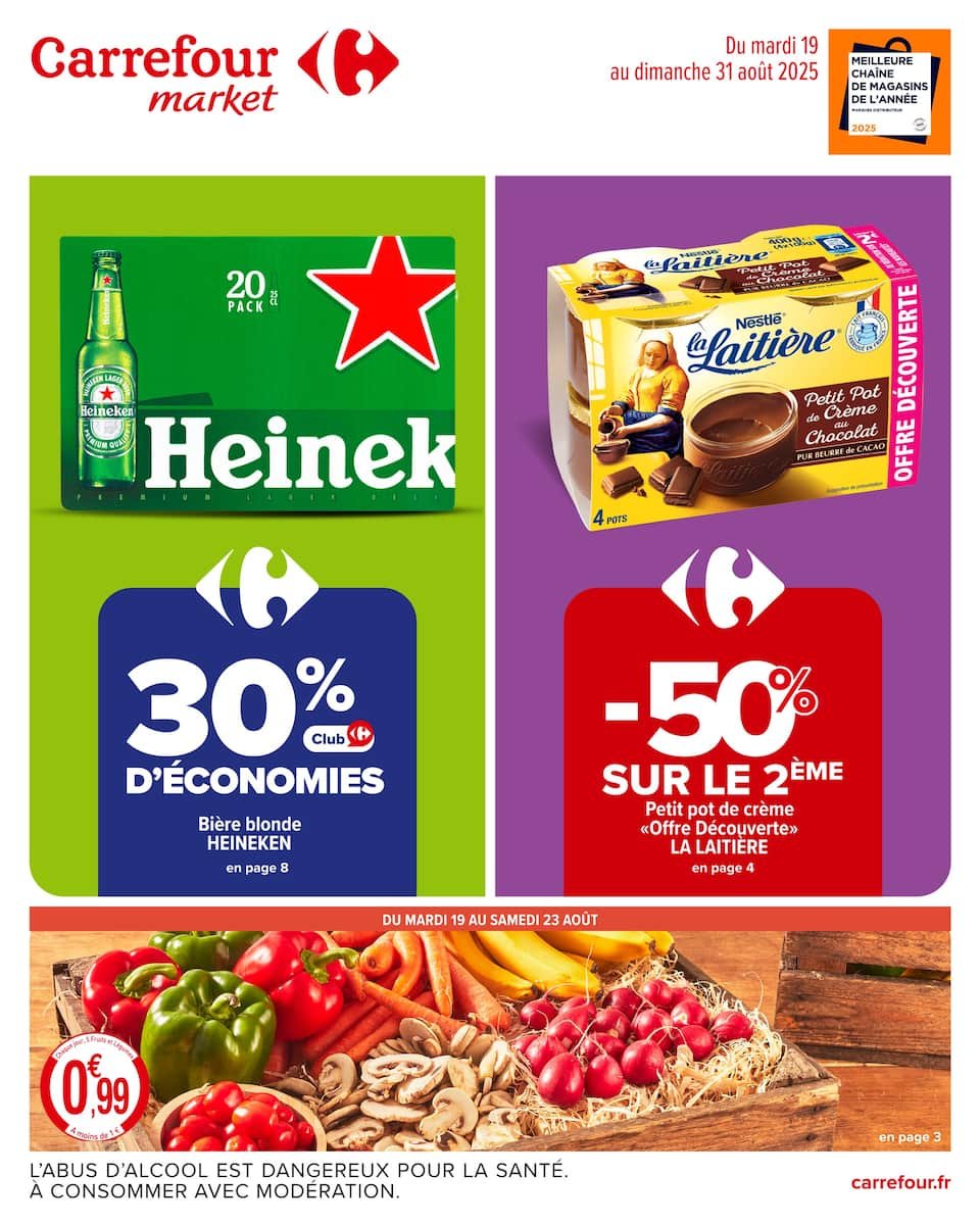 🛒 Carrefour Market Août | Offres Fraîcheur & Prix Mini!