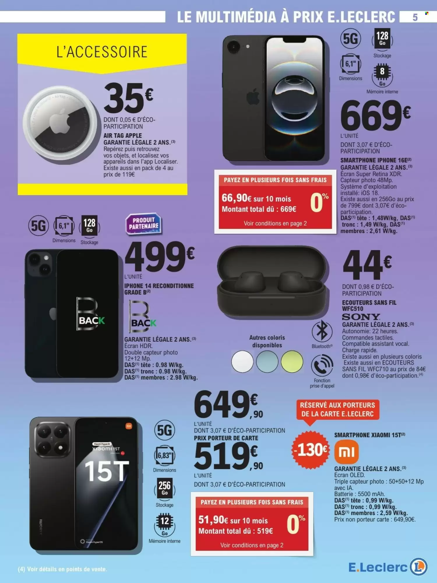 💻E.Leclerc High Tech Prospectus | Offres & Bons Plans 2025!