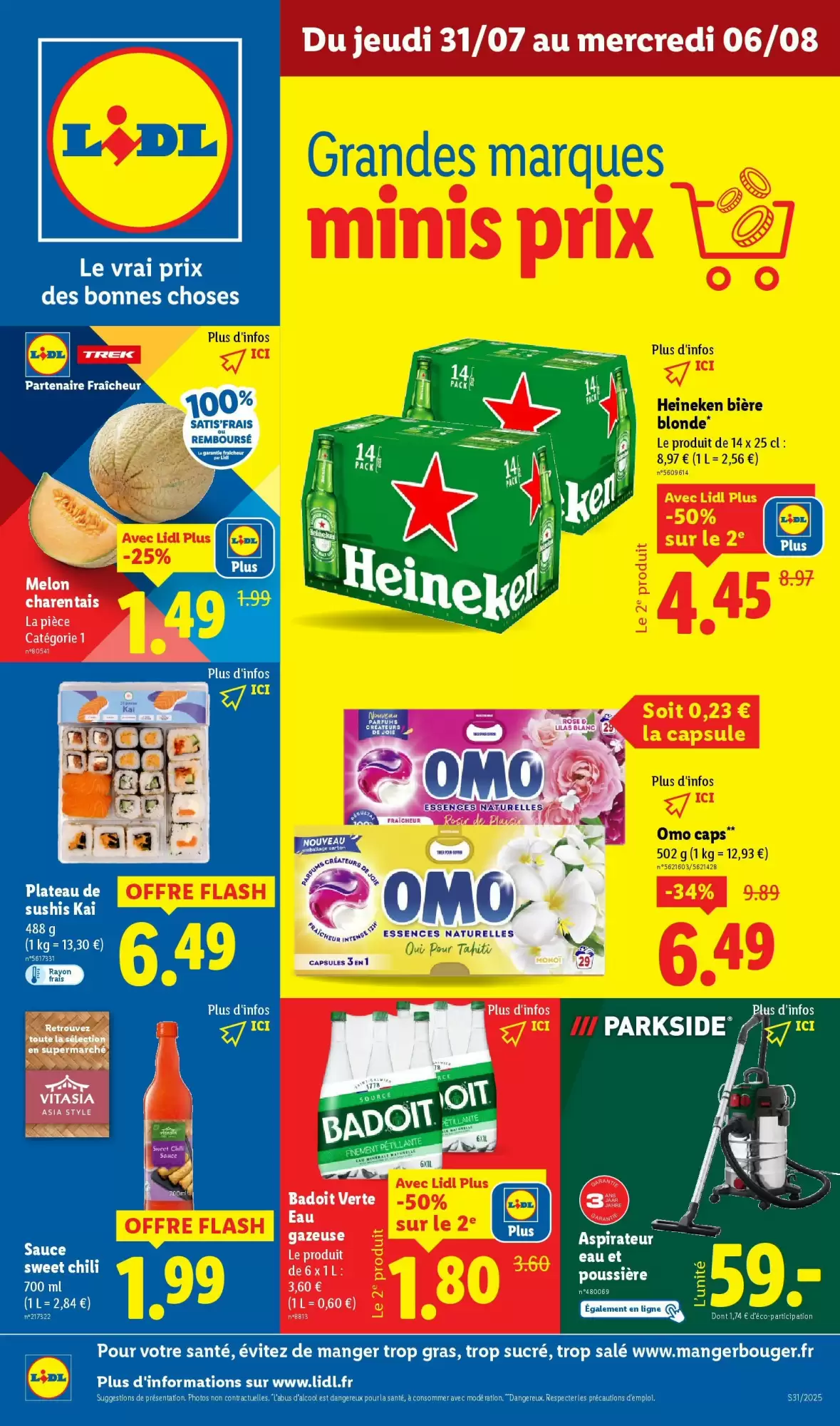 LIDL Catalogue | Du 31/07 au 06/08 🛍️