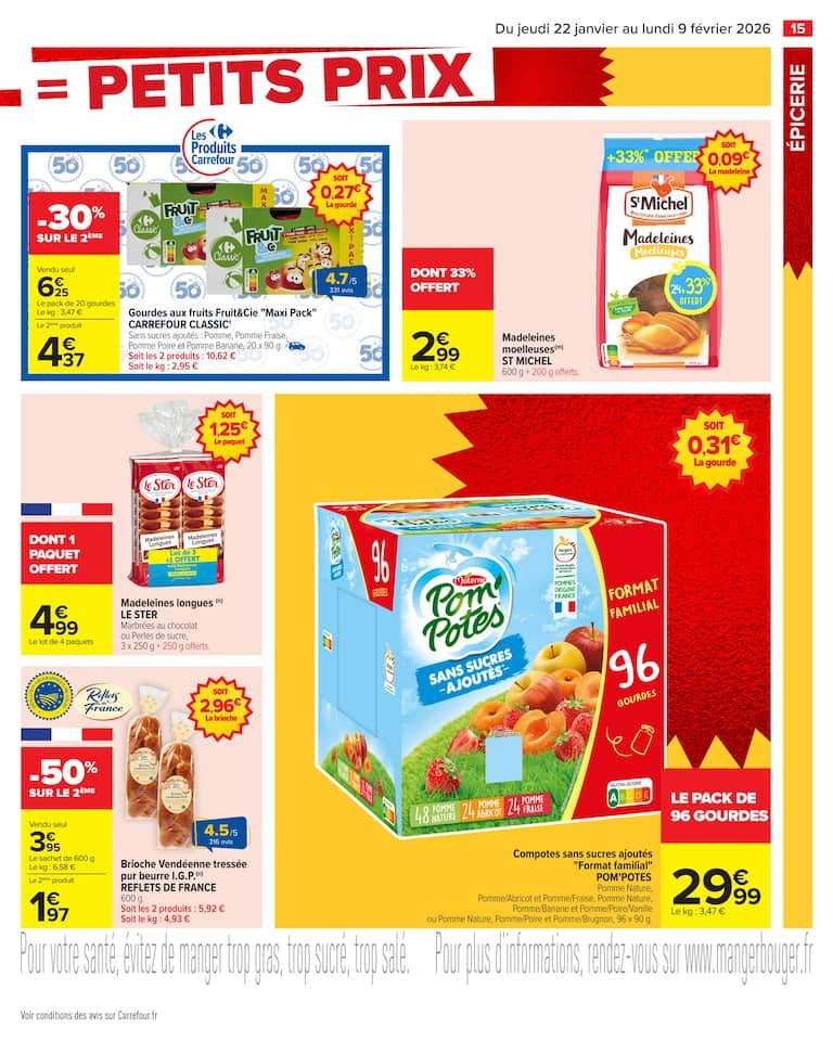 🧺Catalogue Carrefour : gros volumes, petits prix – café & lessive