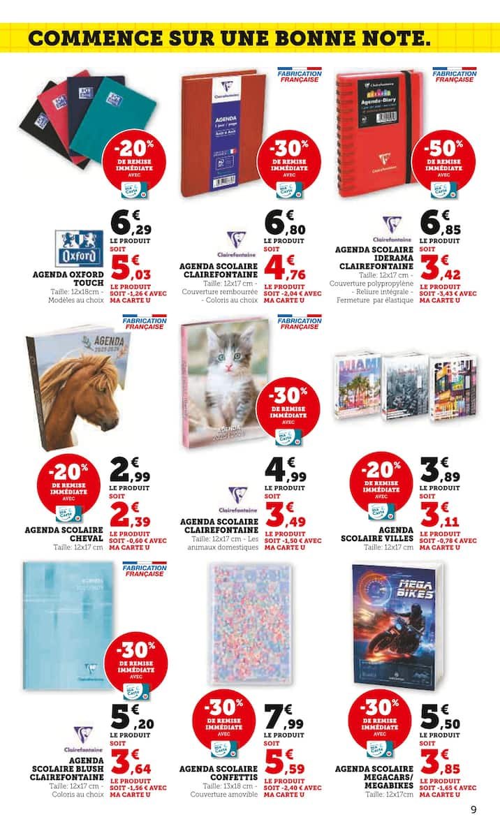 SUPER-U 🛒 Catalogue Juillet | La rentrée à prix mini 📚💸
