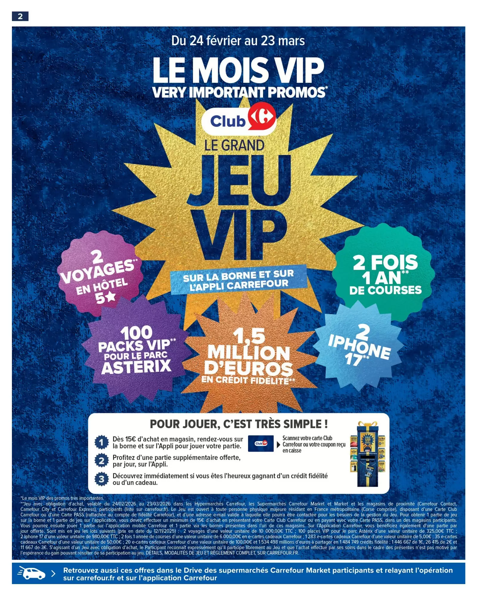 🛍️Carrefour Market Bons Plans – Mois VIP & 30% d’économies