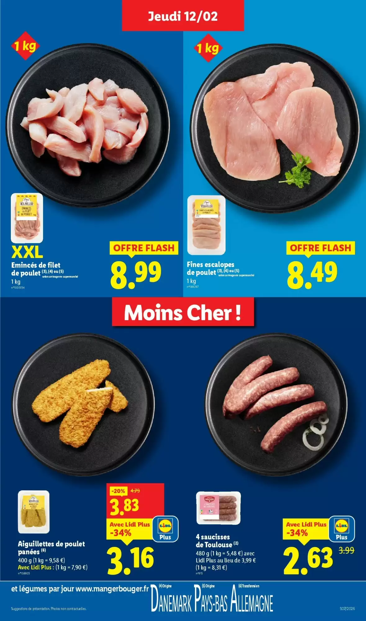 🌹Lidl Prospectus : cuisine élégante & promos Saint‑Valentin