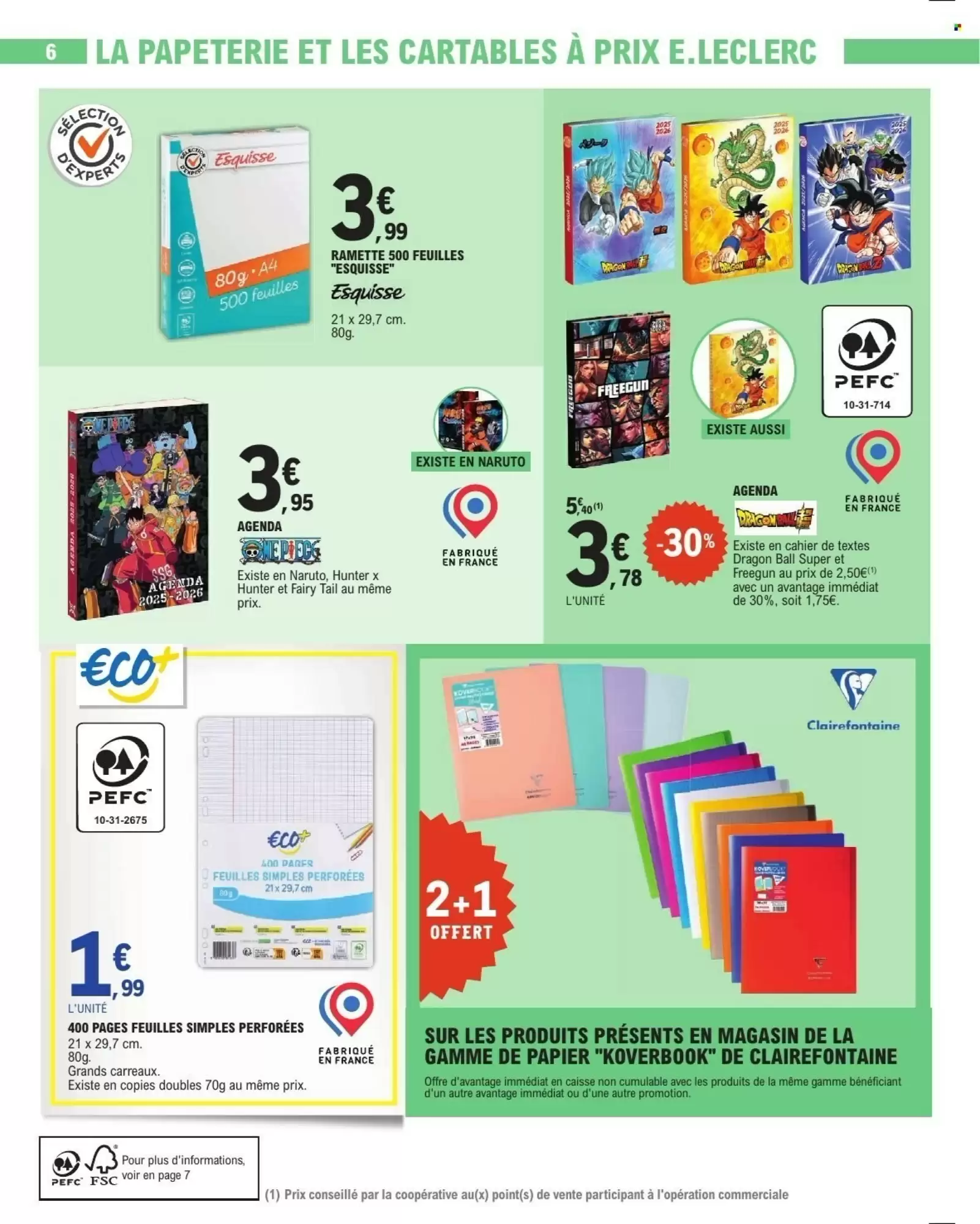 E.Leclerc 📘 Rentrée futée 🎯 | Des prix tout doux 💸