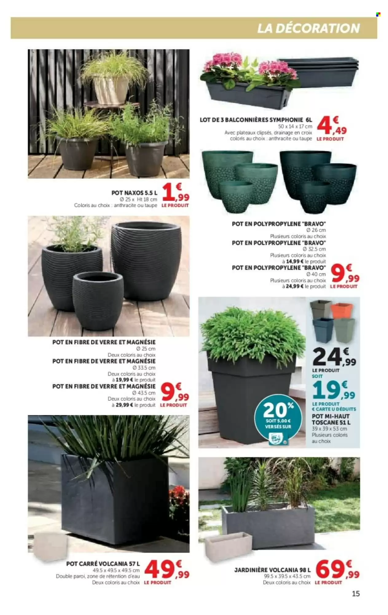 🌿 Promo jardin Hyper U : terreau horticole 2+1 offert & accessoires à petit prix