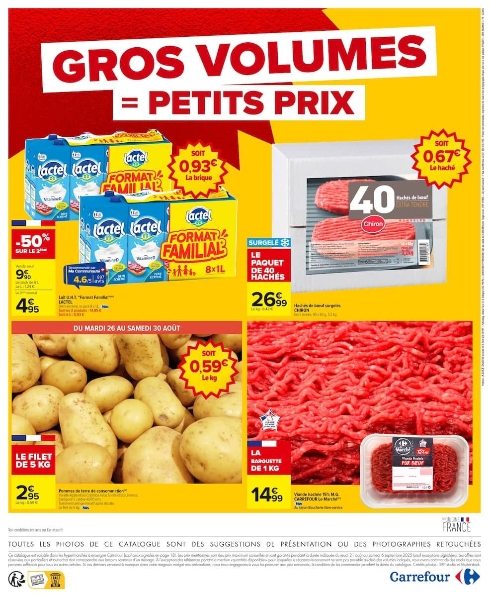 🛒 Carrefour GROS VOLUMES = PETITS PRIX | -10% immédiat!