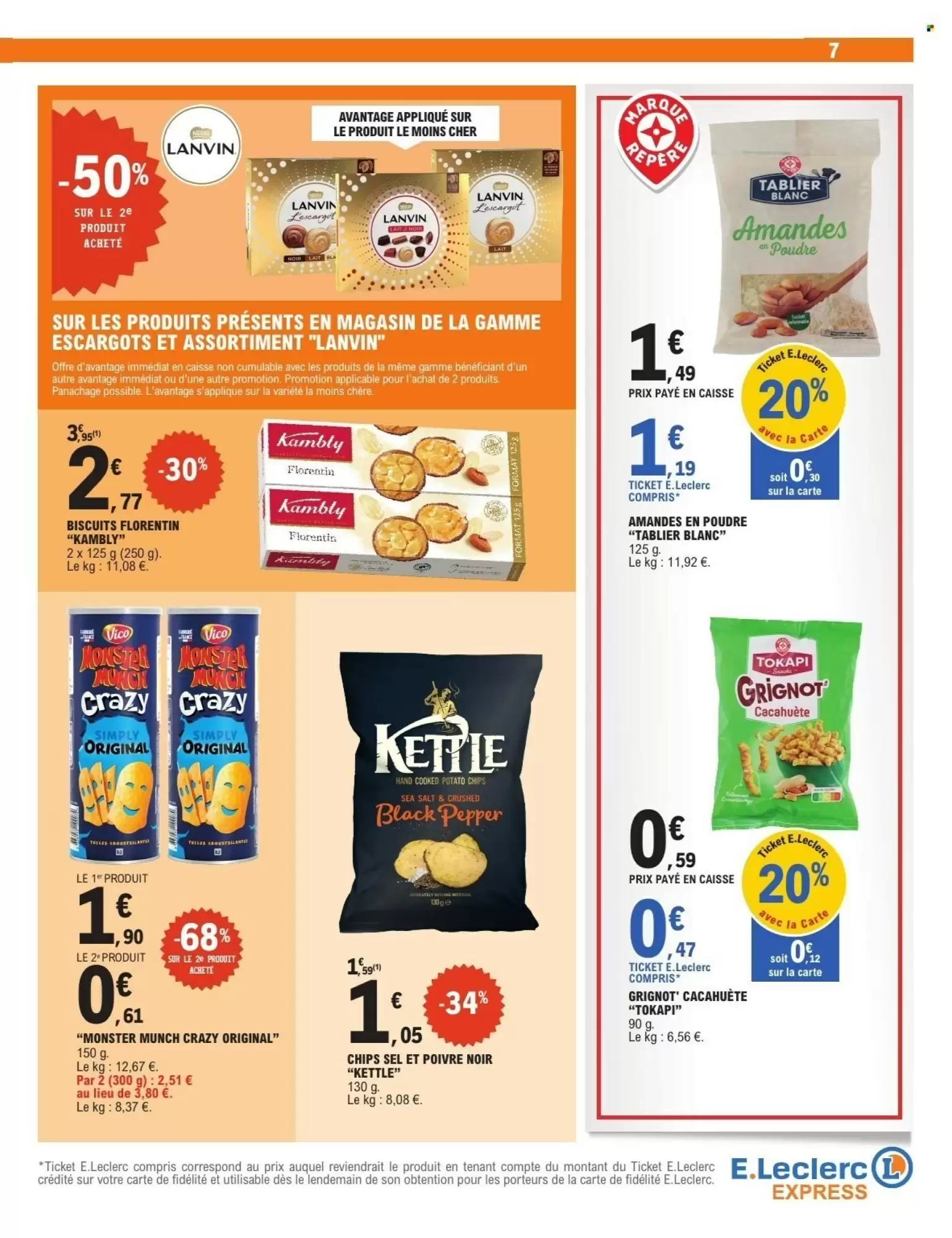 🥗 E.Leclerc Express: Prospectus — Tout pour se régaler à prix E.Leclerc