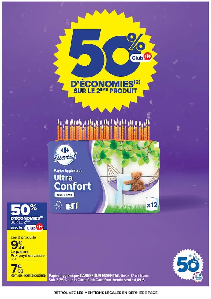 🥐Carrefour fête les crêpes : promos Nutella & lait