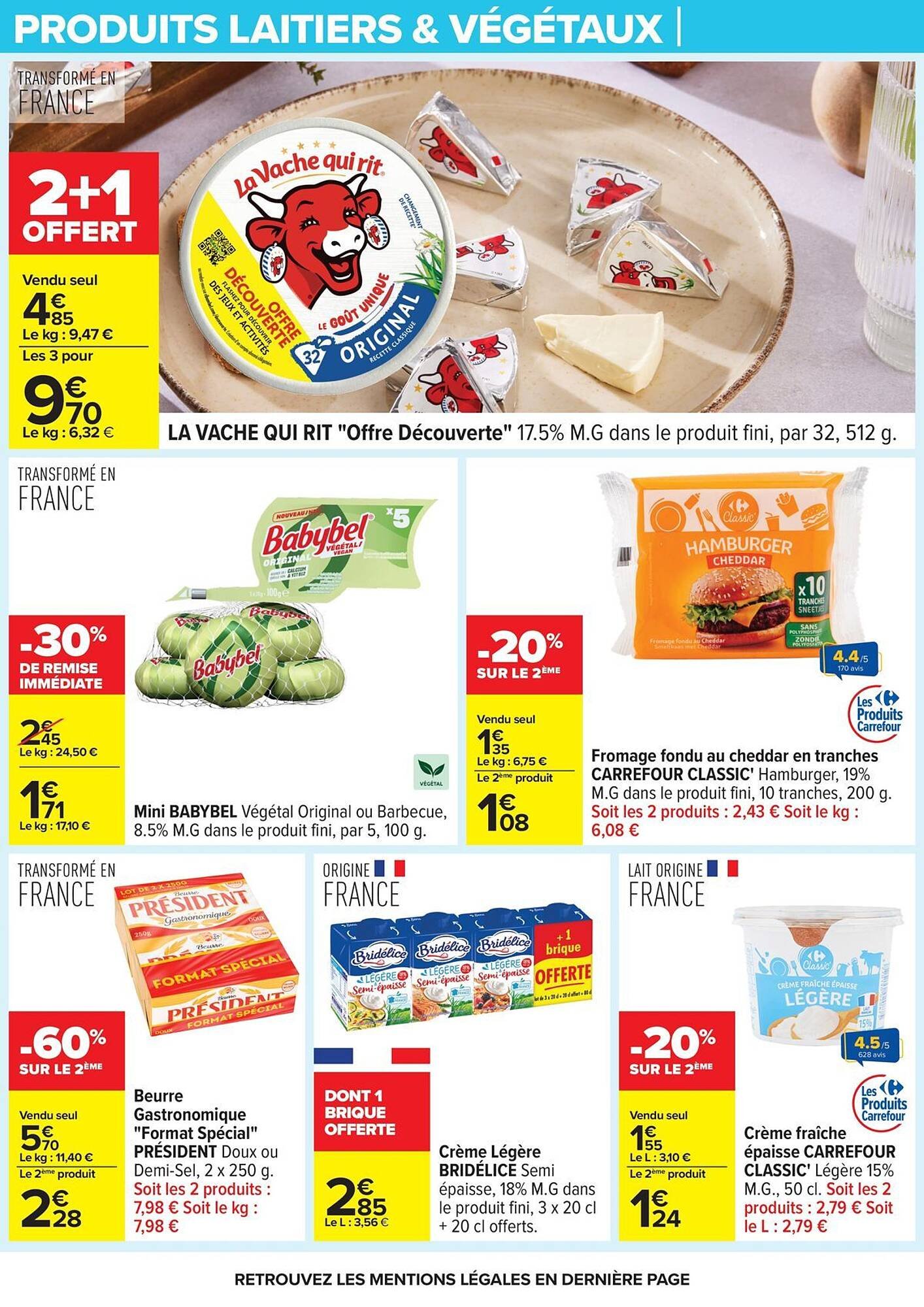 🥛 Carrefour Catalogue – Laitier & Végétal en Promo