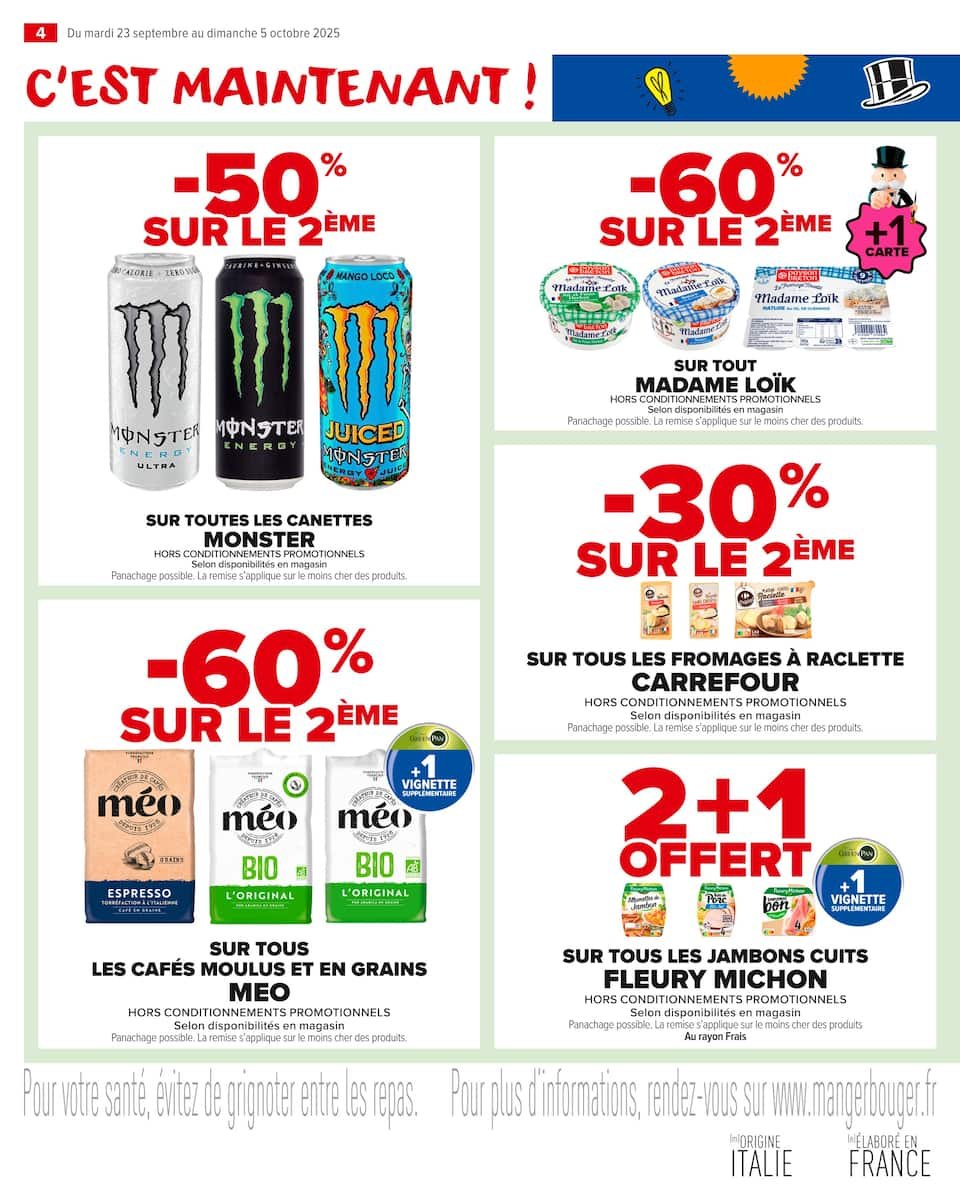 🎉Carrefour Market | Kinder, Nutella & MONOPOLY 🛍️ -50%