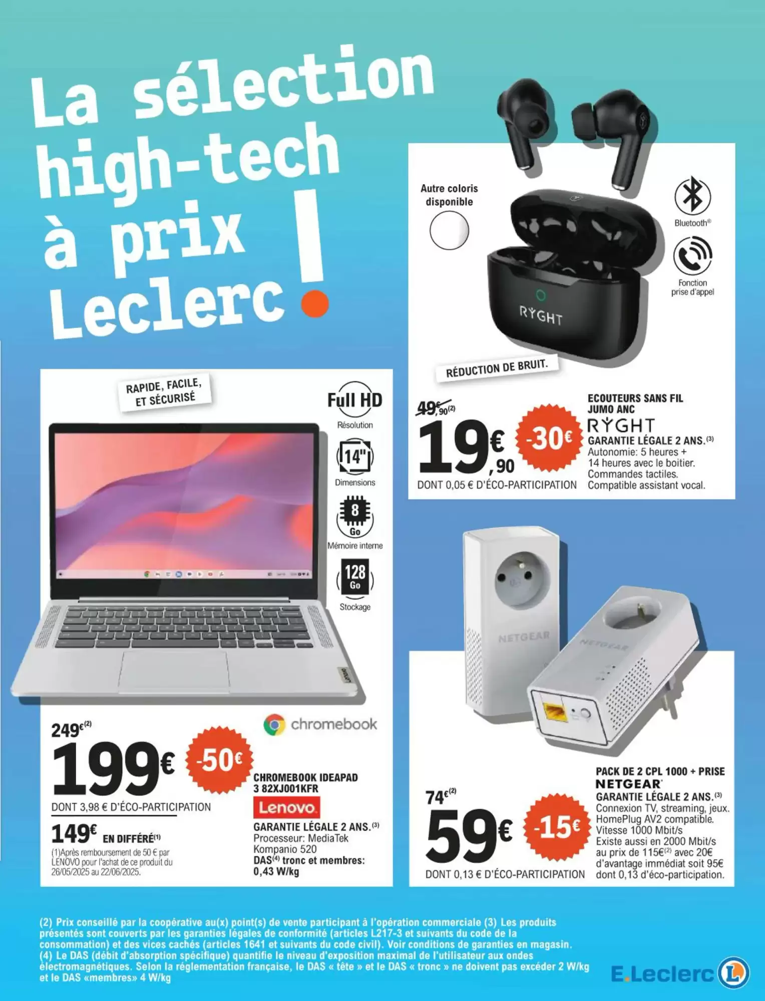 🚀 E.Leclerc - SPÉCIAL HIGH-TECH 📱💻 À PRIX LECLERC !