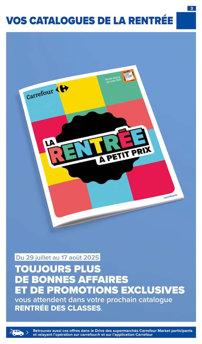 Carrefour Catalogue 📘 | Rentrée Scolaire à Prix Malins 🎓🖊️