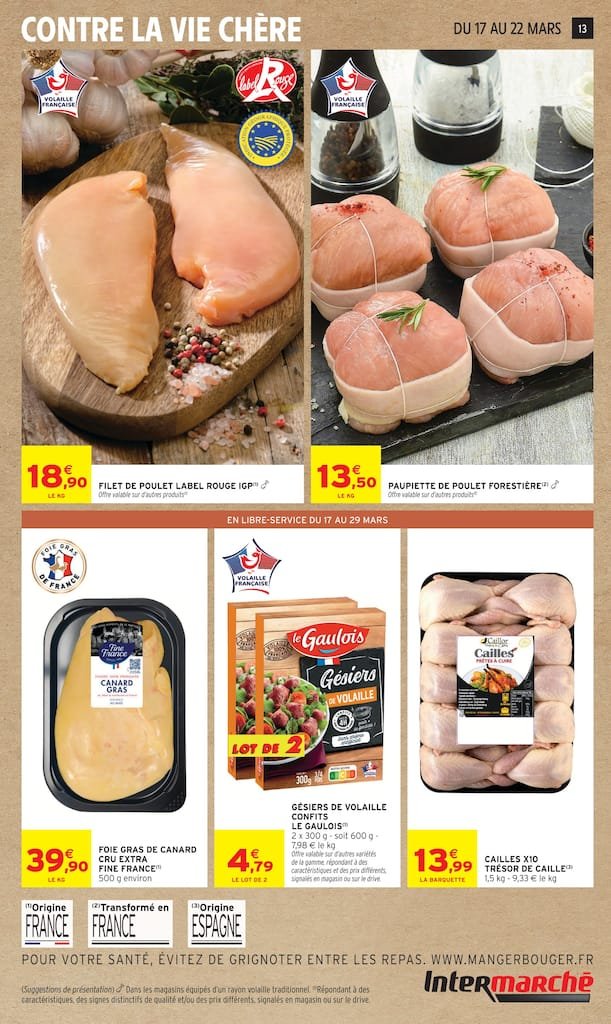 🐣 Intermarché Prospectus | Merveilleuses Pâques – Jusqu’à 80% chocolats!